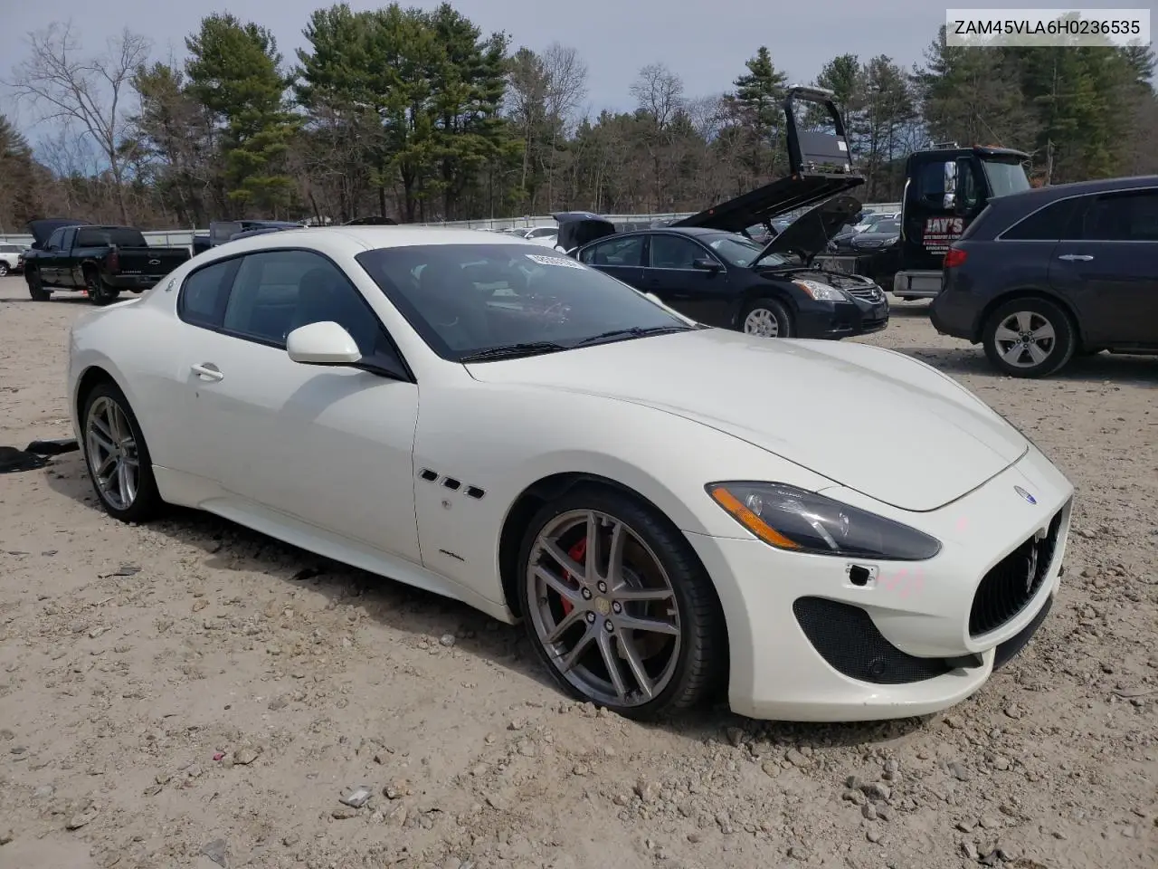 2017 Maserati Granturismo S VIN: ZAM45VLA6H0236535 Lot: 48500155