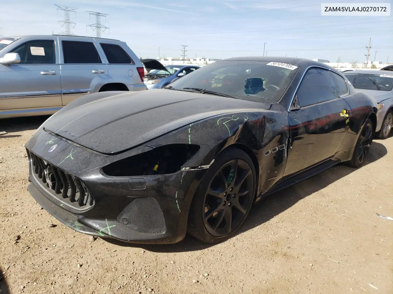 2018 Maserati Granturismo S VIN: ZAM45VLA4J0270172 Lot: 56104705