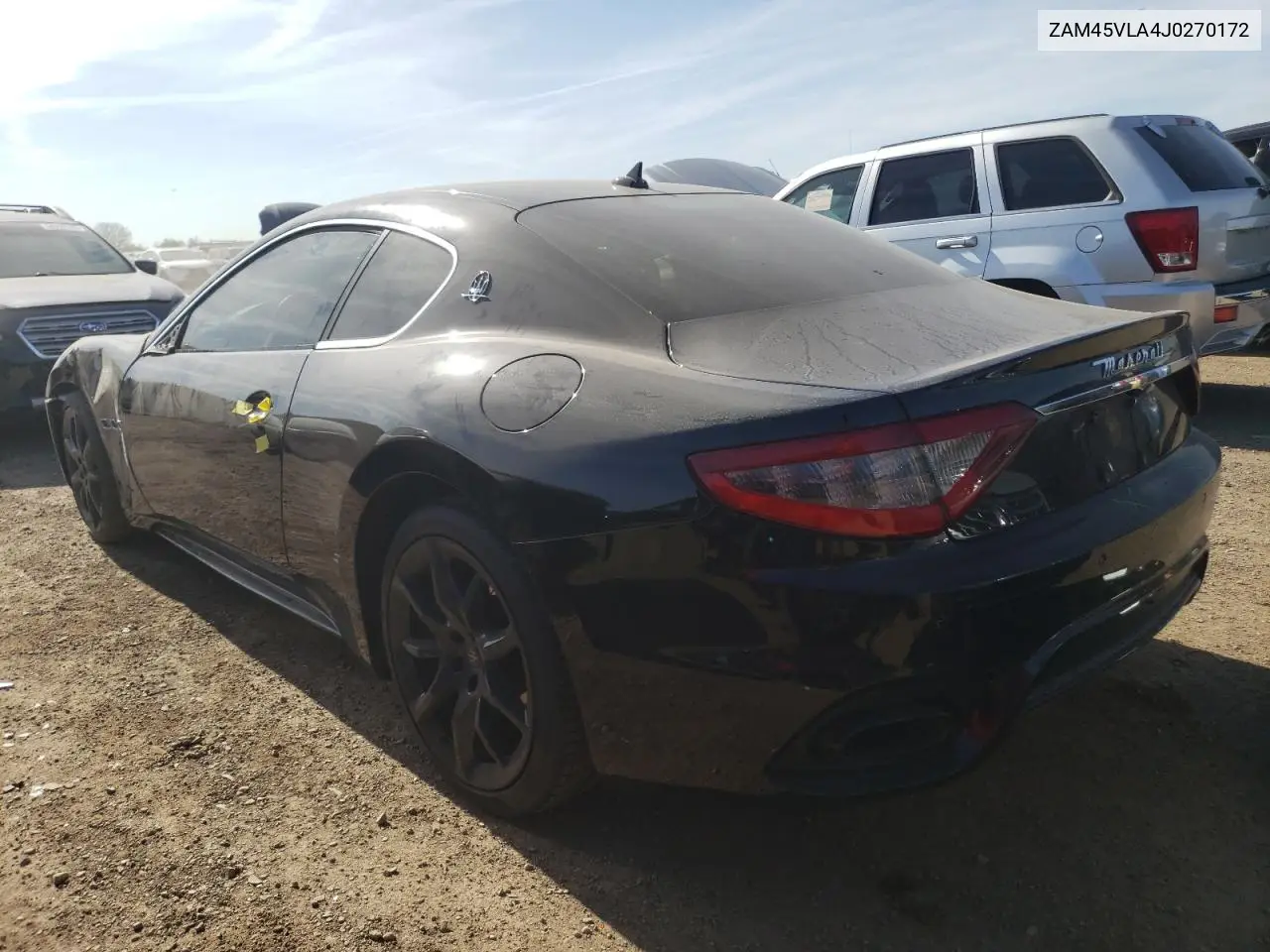 2018 Maserati Granturismo S VIN: ZAM45VLA4J0270172 Lot: 56104705
