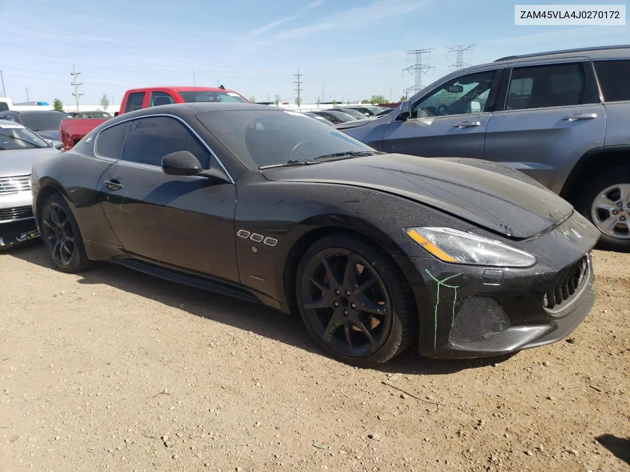 2018 Maserati Granturismo S VIN: ZAM45VLA4J0270172 Lot: 56104705