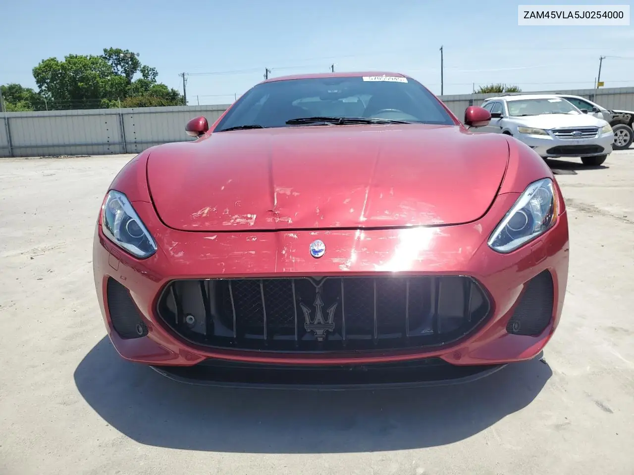 2018 Maserati Granturismo S VIN: ZAM45VLA5J0254000 Lot: 57055945