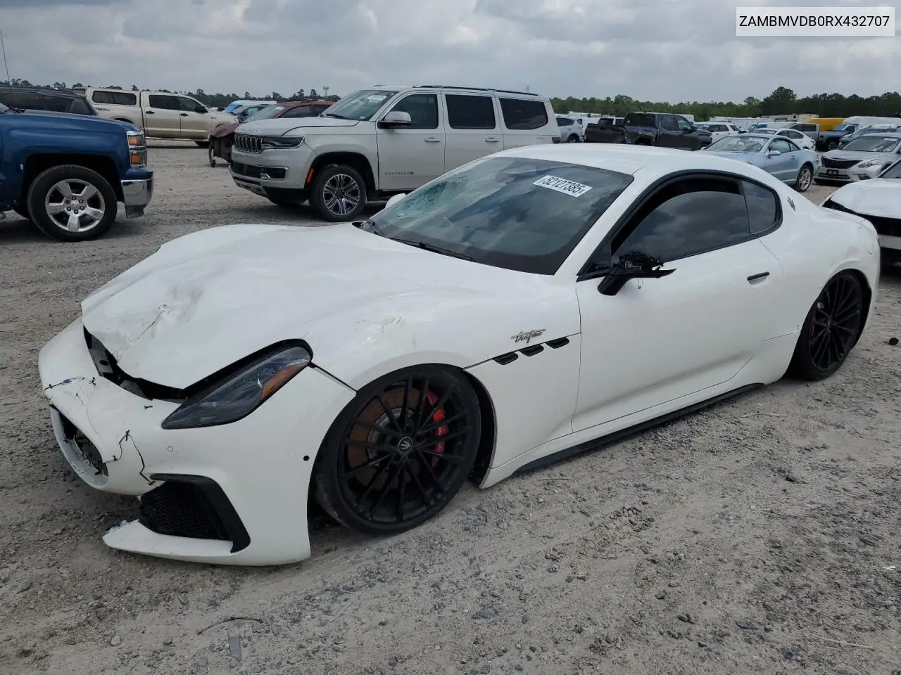 2024 Maserati Granturismo Trofeo VIN: ZAMBMVDB0RX432707 Lot: 52127385