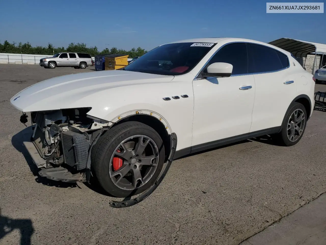 2018 Maserati Levante VIN: ZN661XUA7JX293681 Lot: 54726555