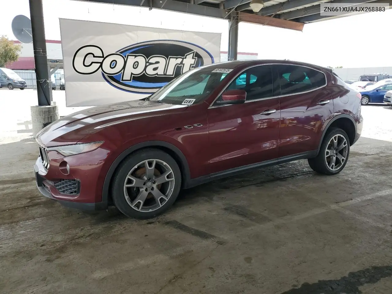 2018 Maserati Levante VIN: ZN661XUA4JX268883 Lot: 55102575