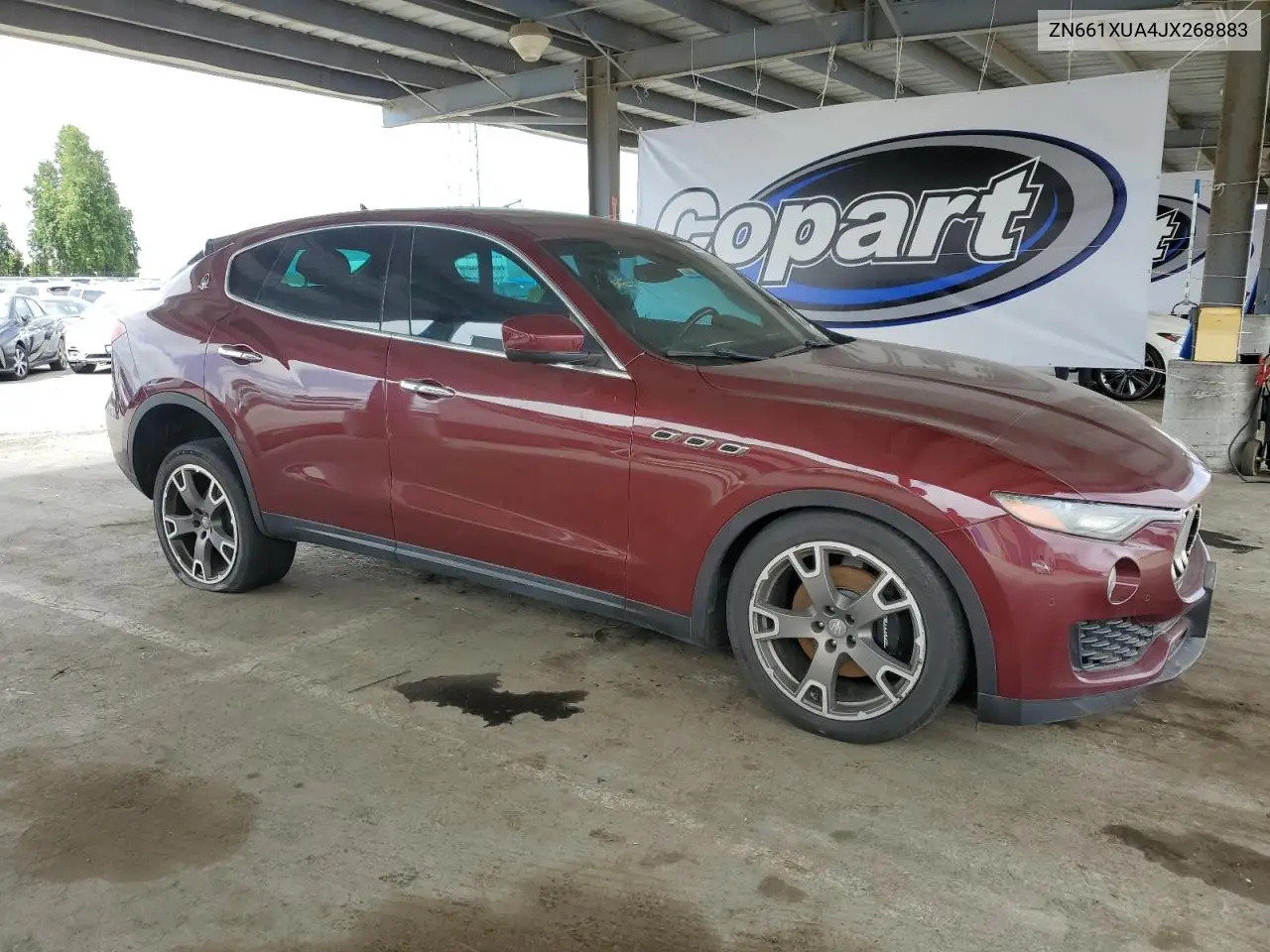 2018 Maserati Levante VIN: ZN661XUA4JX268883 Lot: 55102575