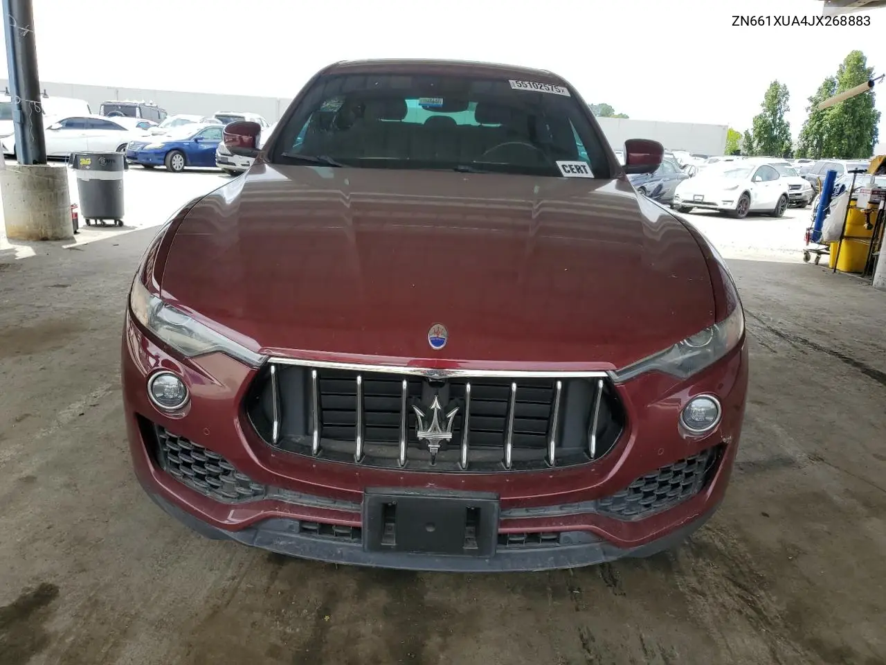 2018 Maserati Levante VIN: ZN661XUA4JX268883 Lot: 55102575