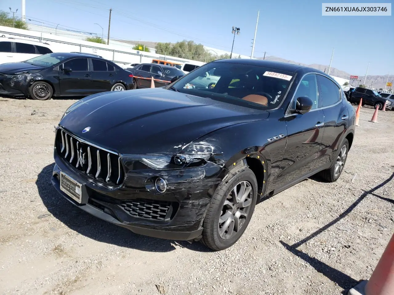 2018 Maserati Levante VIN: ZN661XUA6JX303746 Lot: 56892155