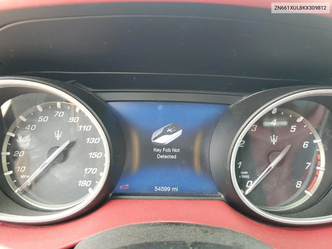 2019 Maserati Levante Luxury VIN: ZN661XUL8KX309812 Lot: 65565655