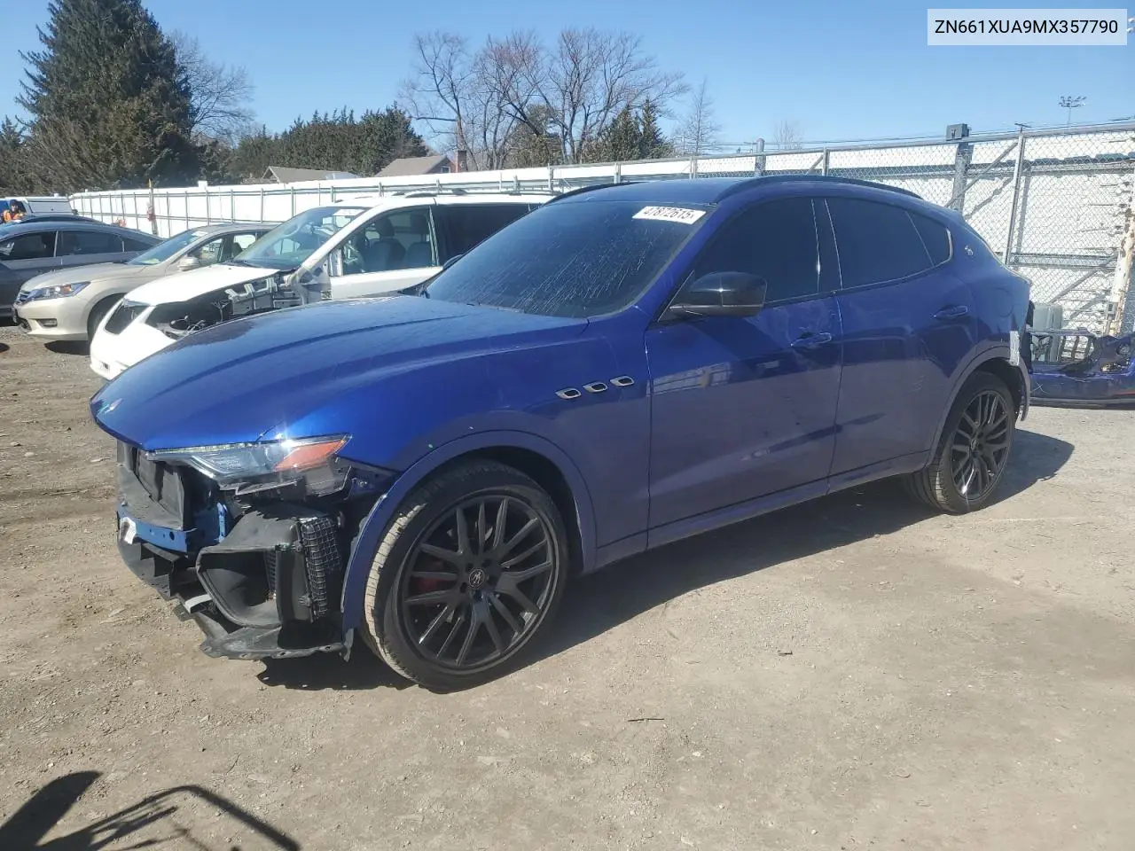 2021 Maserati Levante VIN: ZN661XUA9MX357790 Lot: 47872615