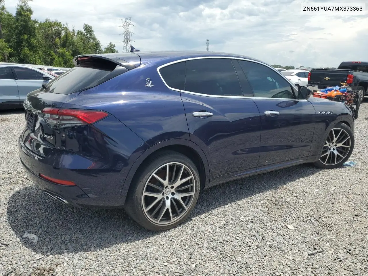 2021 Maserati Levante S VIN: ZN661YUA7MX373363 Lot: 65894235