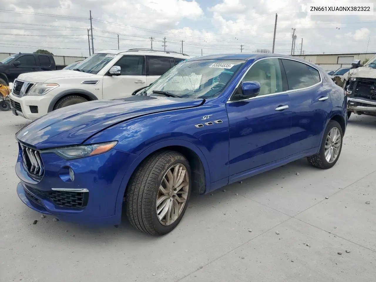 2022 Maserati Levante Base VIN: ZN661XUA0NX382322 Lot: 65084835