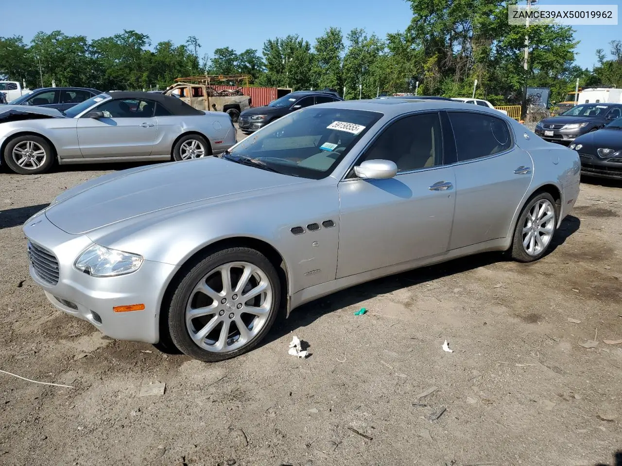 2005 Maserati Quattroporte M139 VIN: ZAMCE39AX50019962 Lot: 59158555