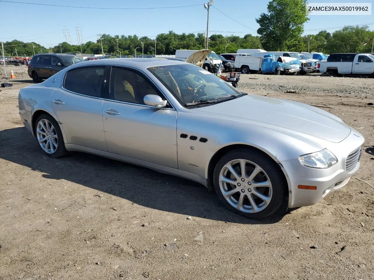 2005 Maserati Quattroporte M139 VIN: ZAMCE39AX50019962 Lot: 59158555