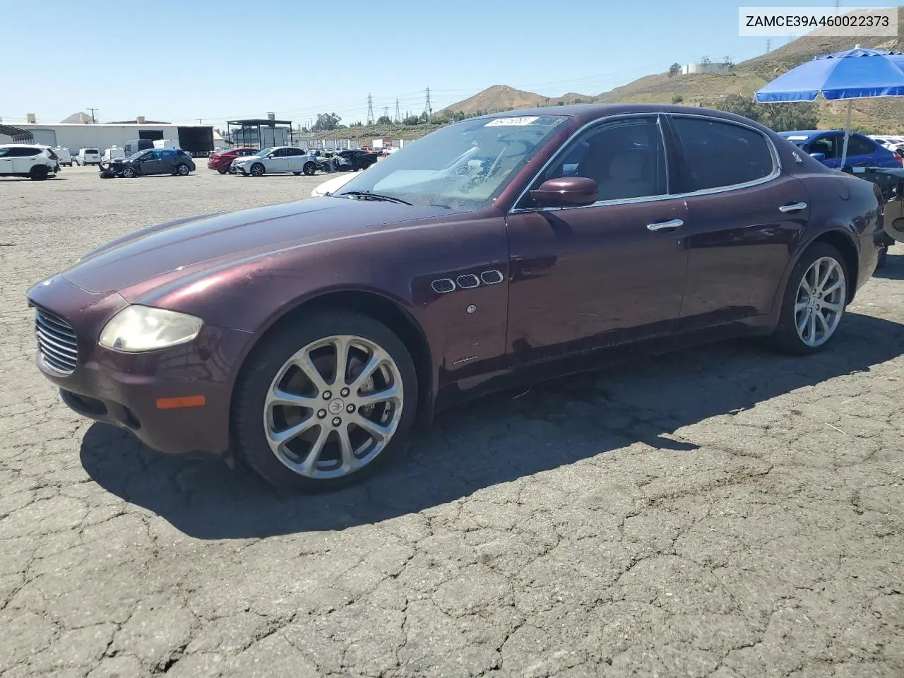 2006 Maserati Quattroporte M139 VIN: ZAMCE39A460022373 Lot: 56416065
