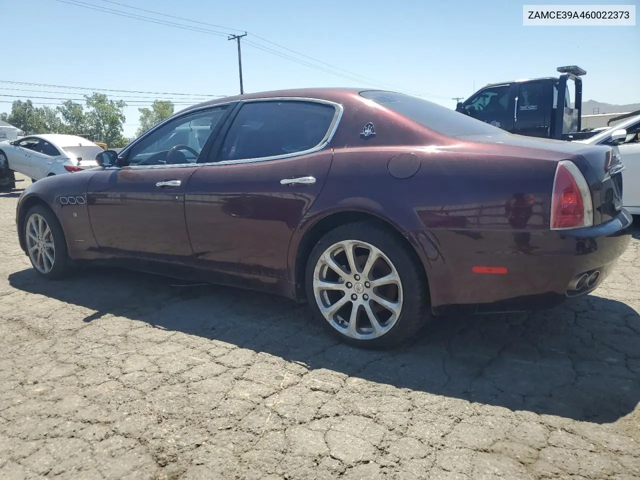 2006 Maserati Quattroporte M139 VIN: ZAMCE39A460022373 Lot: 56416065