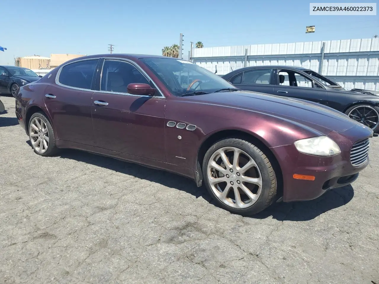 2006 Maserati Quattroporte M139 VIN: ZAMCE39A460022373 Lot: 56416065
