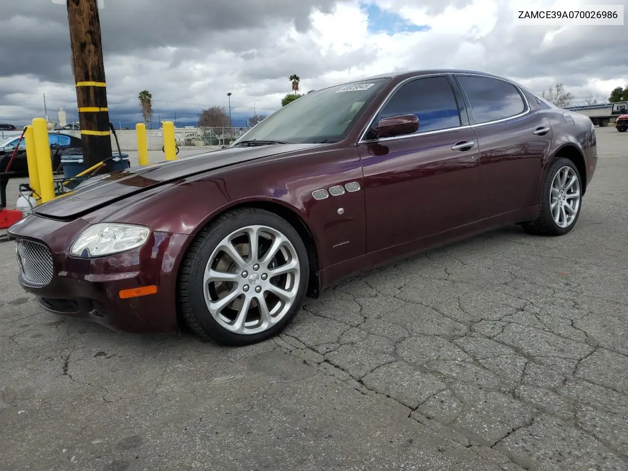 2007 Maserati Quattroporte M139 VIN: ZAMCE39A070026986 Lot: 48929845