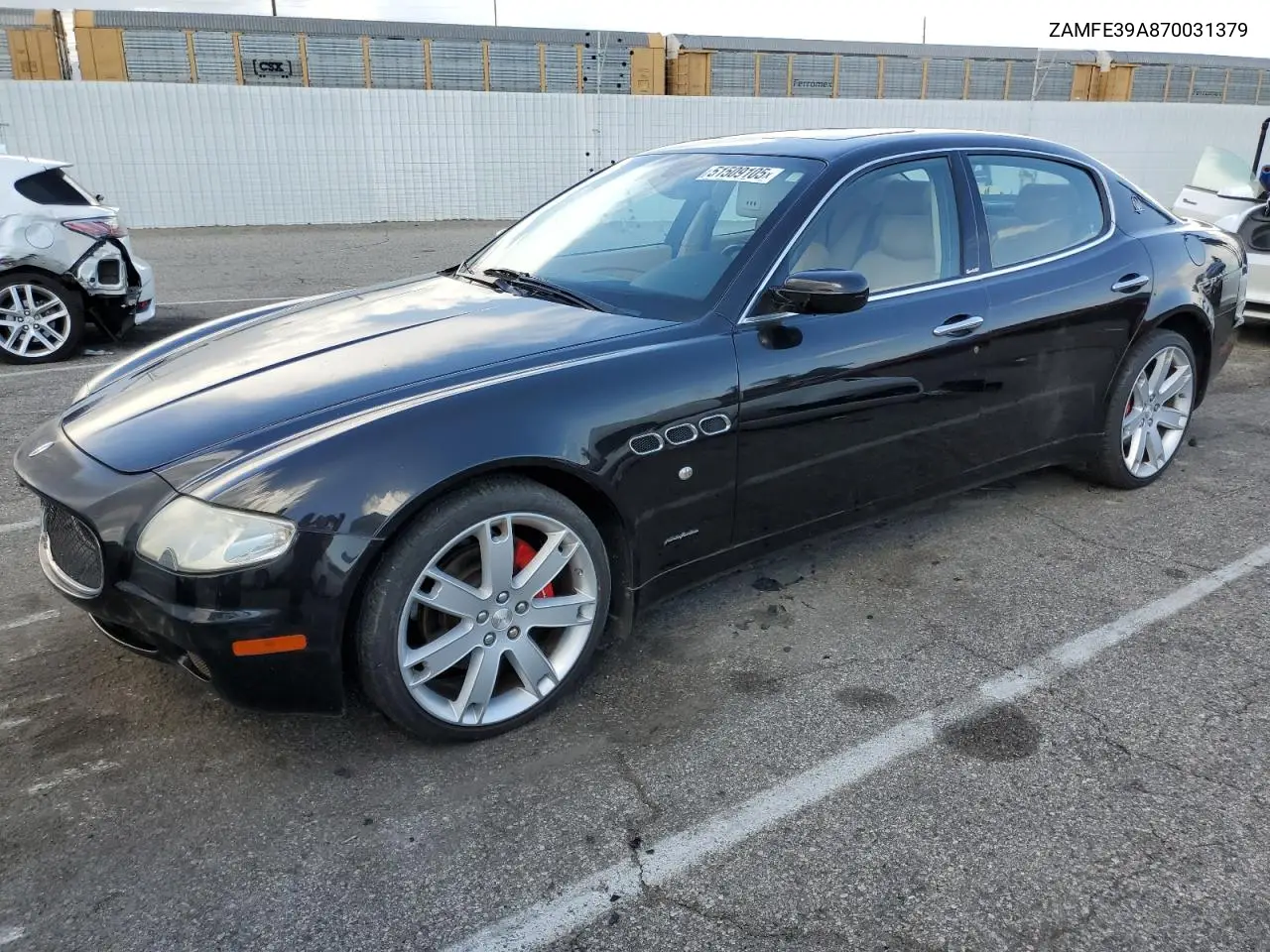 2007 Maserati Quattroporte M139 VIN: ZAMFE39A870031379 Lot: 51509105