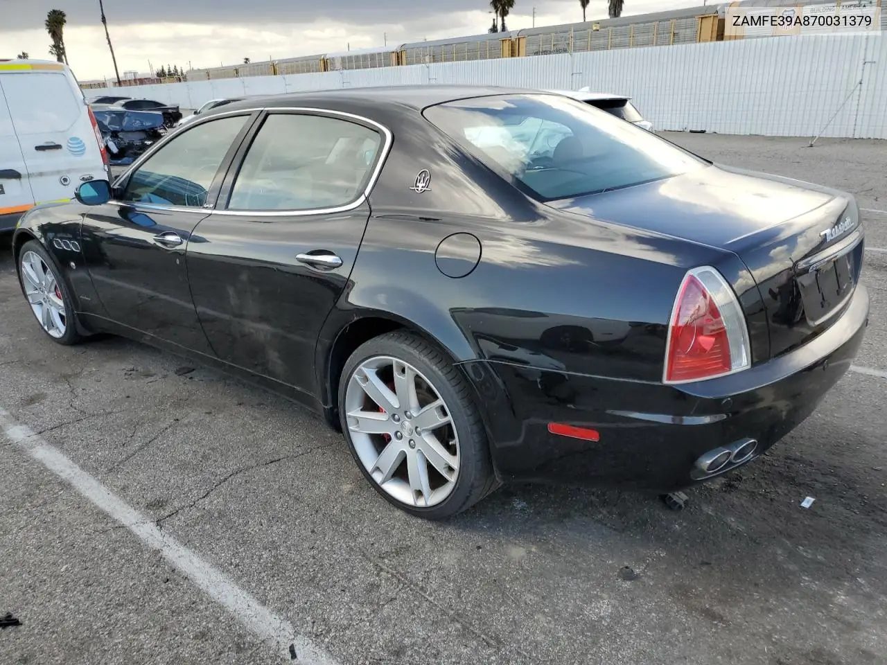 2007 Maserati Quattroporte M139 VIN: ZAMFE39A870031379 Lot: 51509105