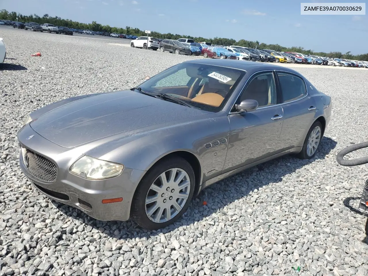 2007 Maserati Quattroporte M139 VIN: ZAMFE39A070030629 Lot: 54476395