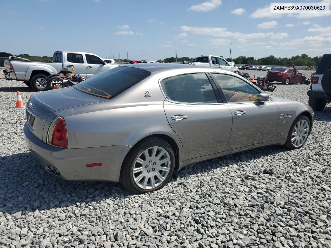 2007 Maserati Quattroporte M139 VIN: ZAMFE39A070030629 Lot: 54476395