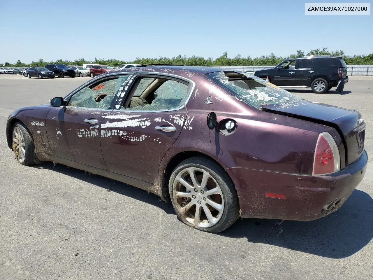 2007 Maserati Quattroporte M139 VIN: ZAMCE39AX70027000 Lot: 60355475