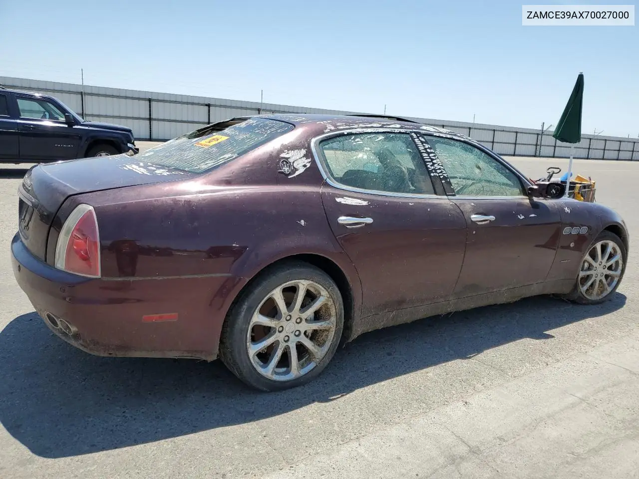 2007 Maserati Quattroporte M139 VIN: ZAMCE39AX70027000 Lot: 60355475