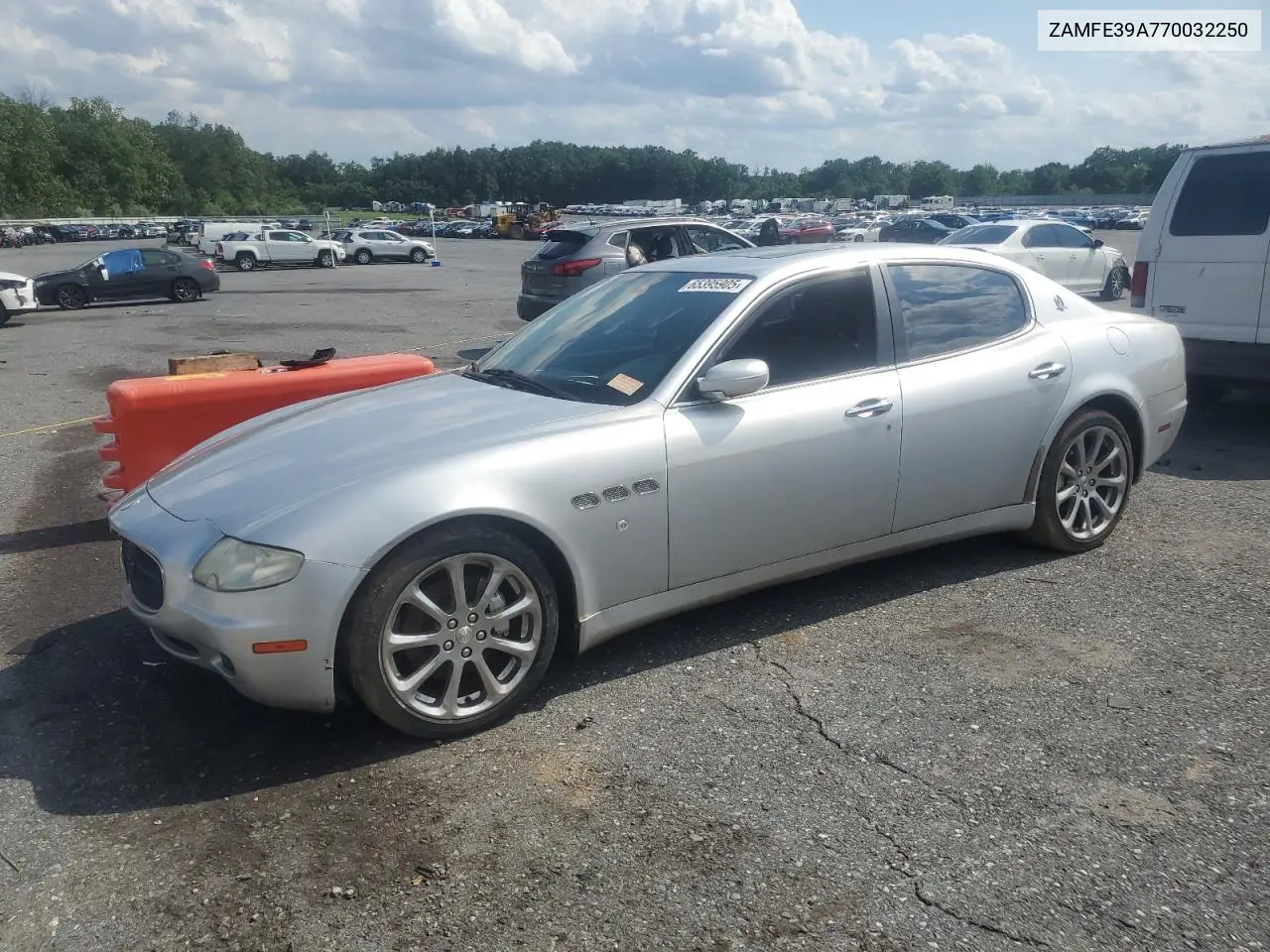 2007 Maserati Quattroporte M139 VIN: ZAMFE39A770032250 Lot: 65395905