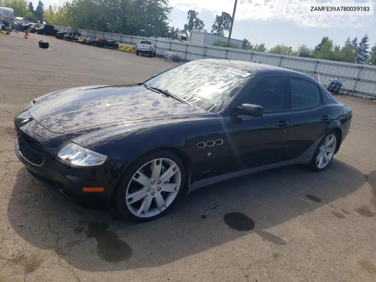 2008 Maserati Quattroporte M139 VIN: ZAMFE39A780039183 Lot: 55445285