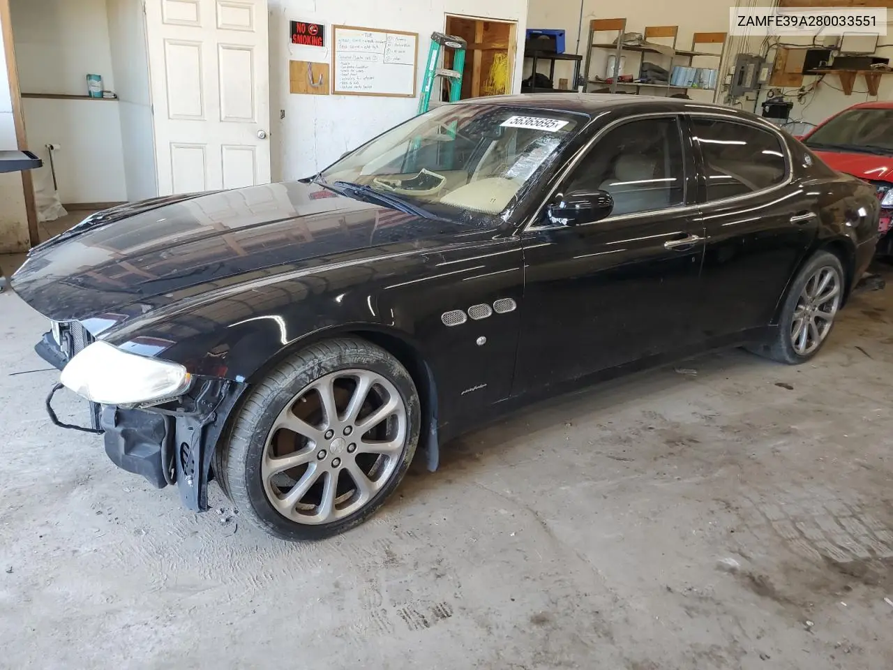 2008 Maserati Quattroporte M139 VIN: ZAMFE39A280033551 Lot: 56365695