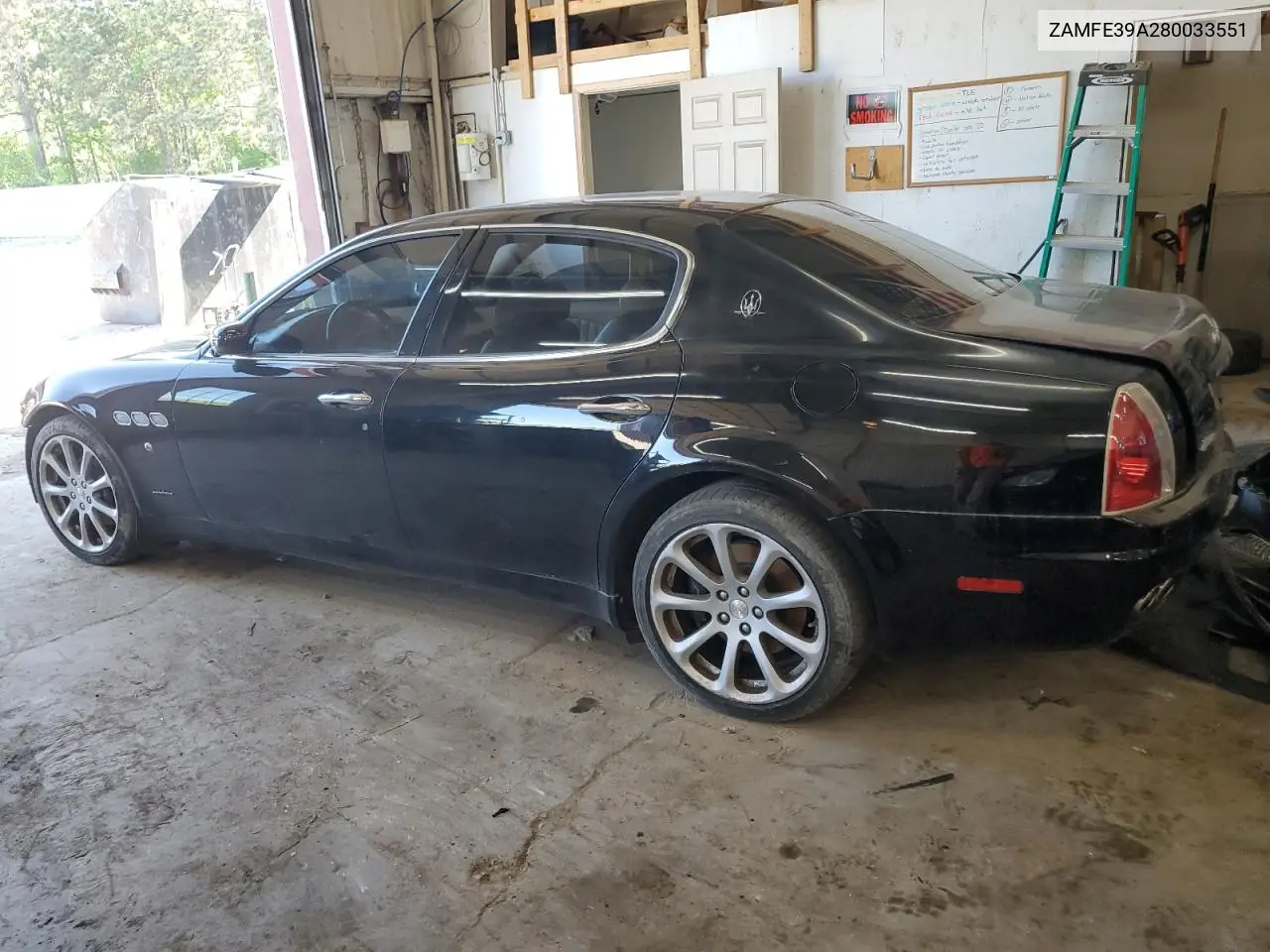 2008 Maserati Quattroporte M139 VIN: ZAMFE39A280033551 Lot: 56365695