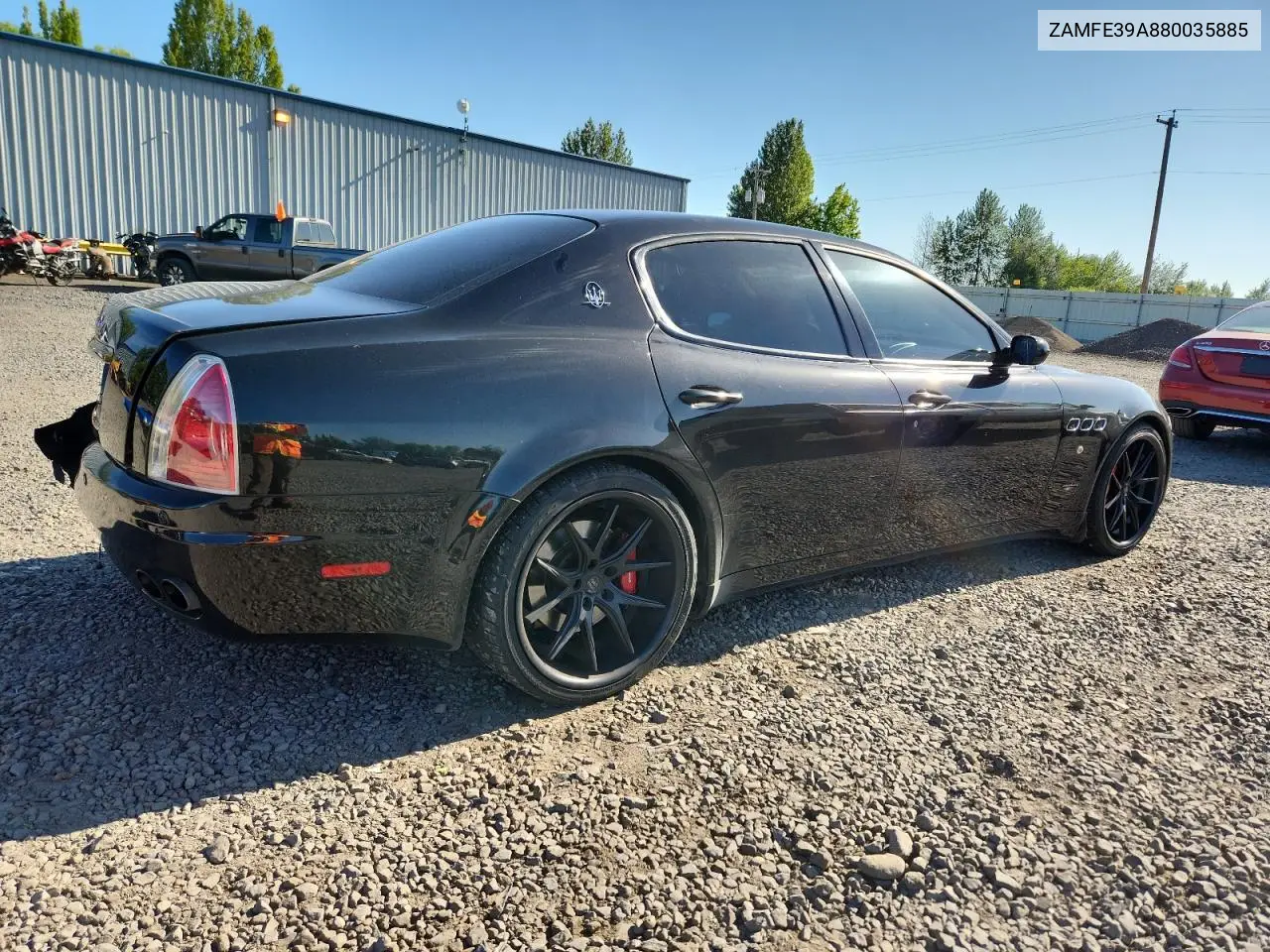 2008 Maserati Quattroporte M139 VIN: ZAMFE39A880035885 Lot: 58832475