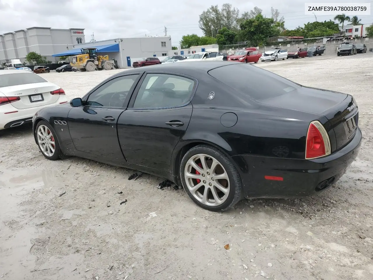 2008 Maserati Quattroporte M139 VIN: ZAMFE39A780038759 Lot: 59722655