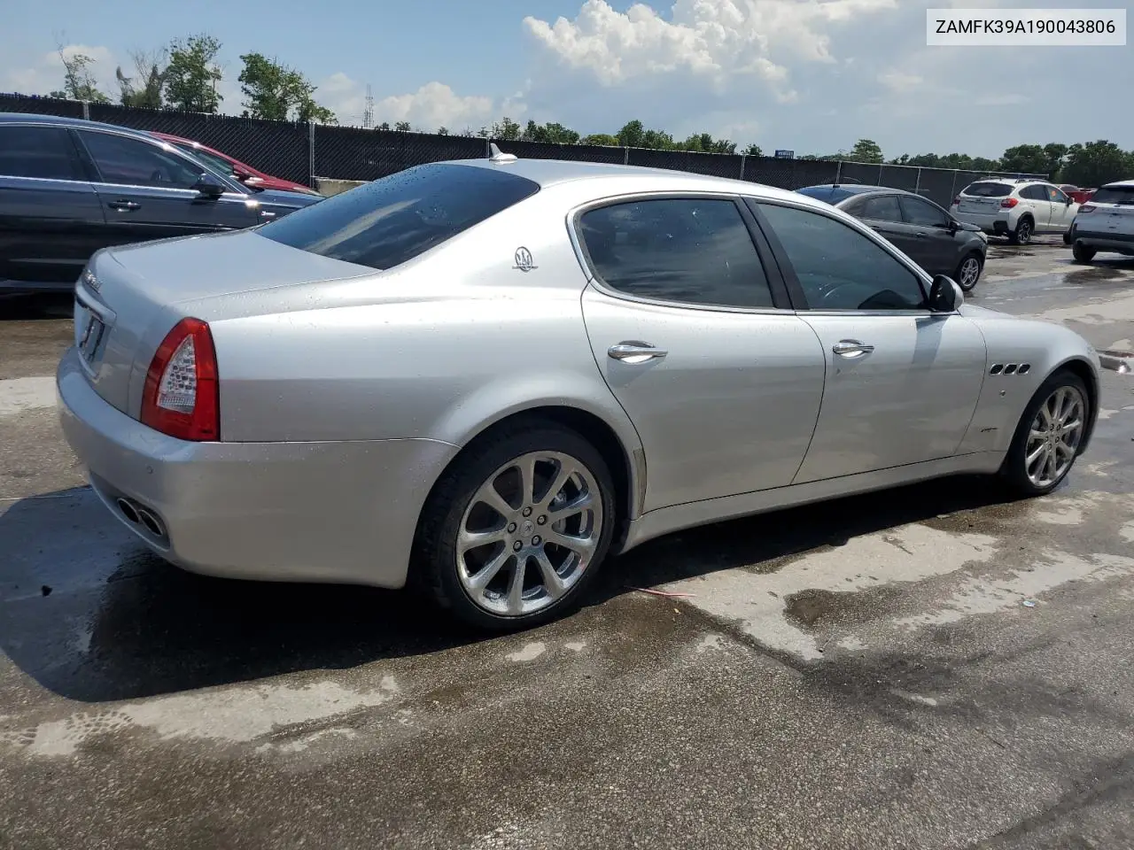 2009 Maserati Quattroporte VIN: ZAMFK39A190043806 Lot: 59159025