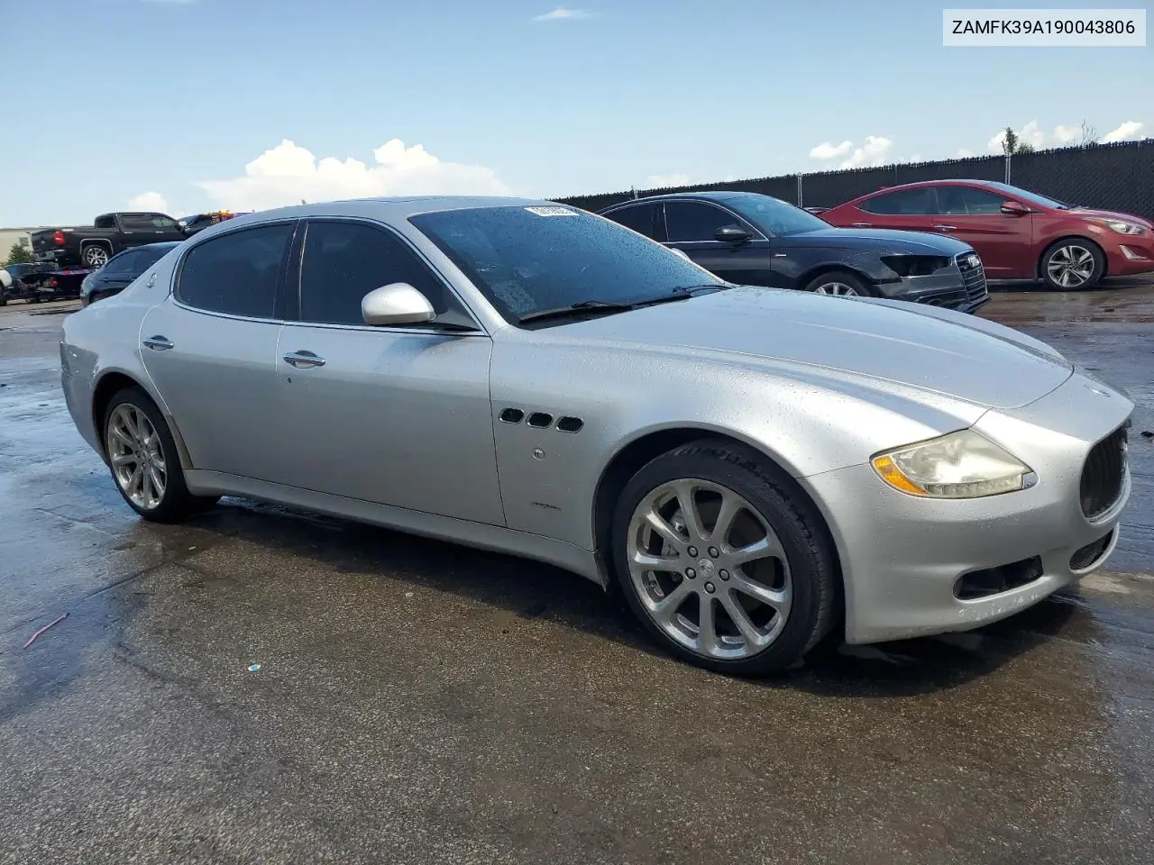 2009 Maserati Quattroporte VIN: ZAMFK39A190043806 Lot: 59159025