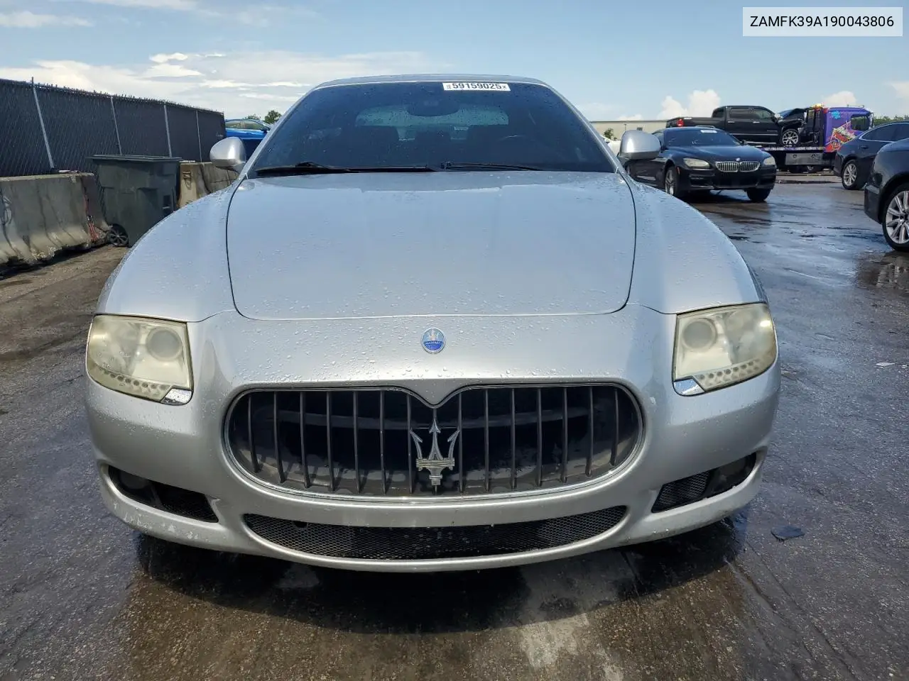 2009 Maserati Quattroporte VIN: ZAMFK39A190043806 Lot: 59159025