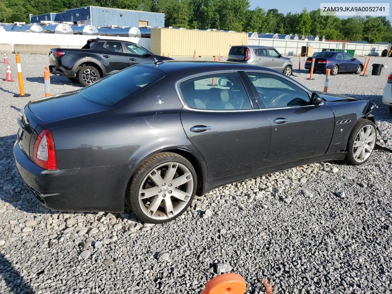 2010 Maserati Quattroporte S VIN: ZAM39JKA9A0052741 Lot: 61535765