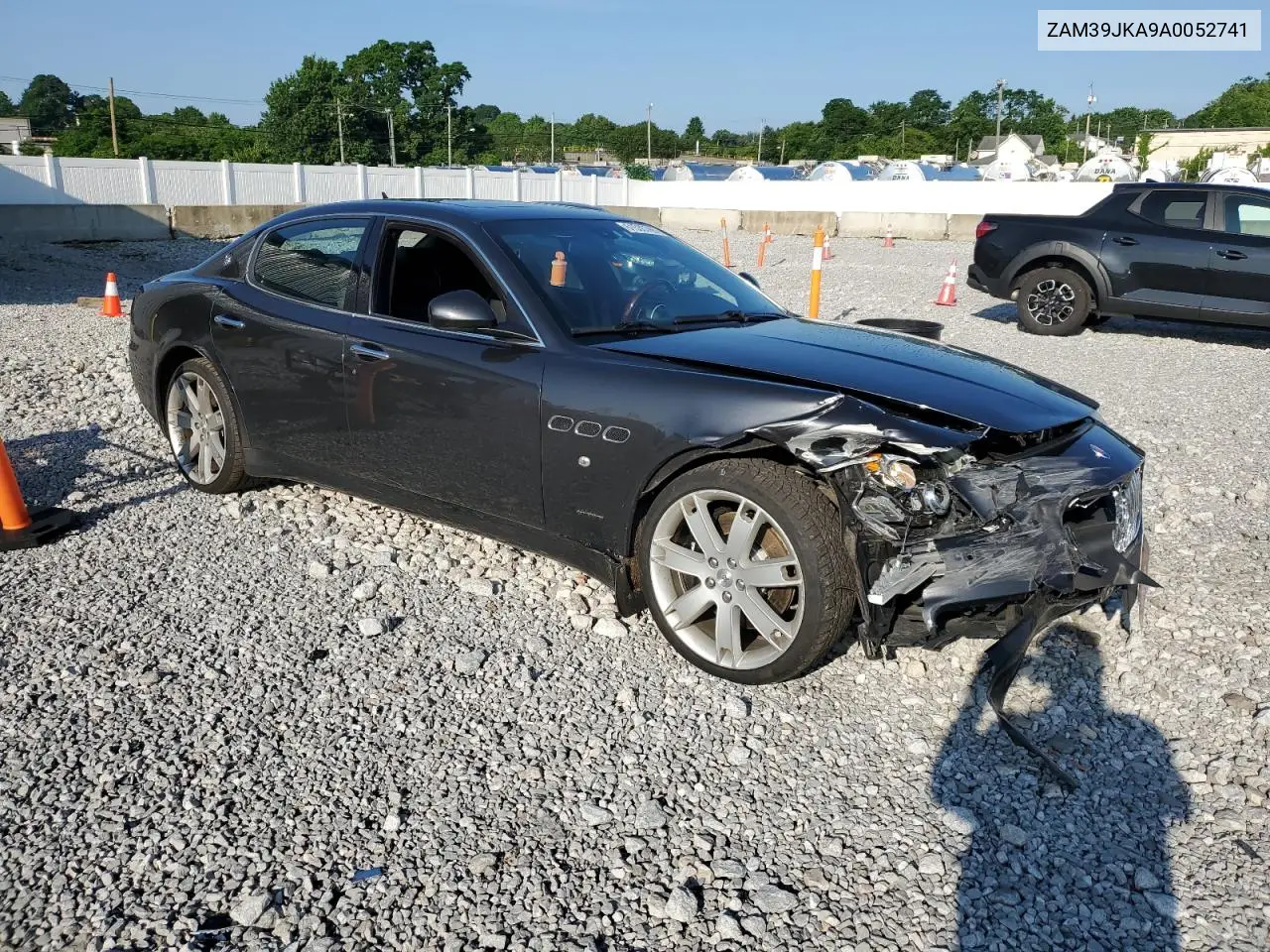 2010 Maserati Quattroporte S VIN: ZAM39JKA9A0052741 Lot: 61535765