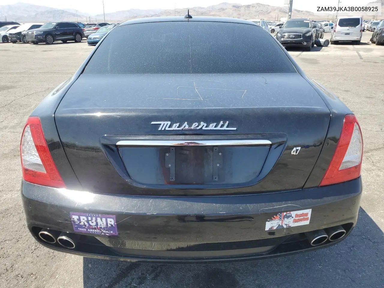 2011 Maserati Quattroporte S VIN: ZAM39JKA3B0058925 Lot: 61510955