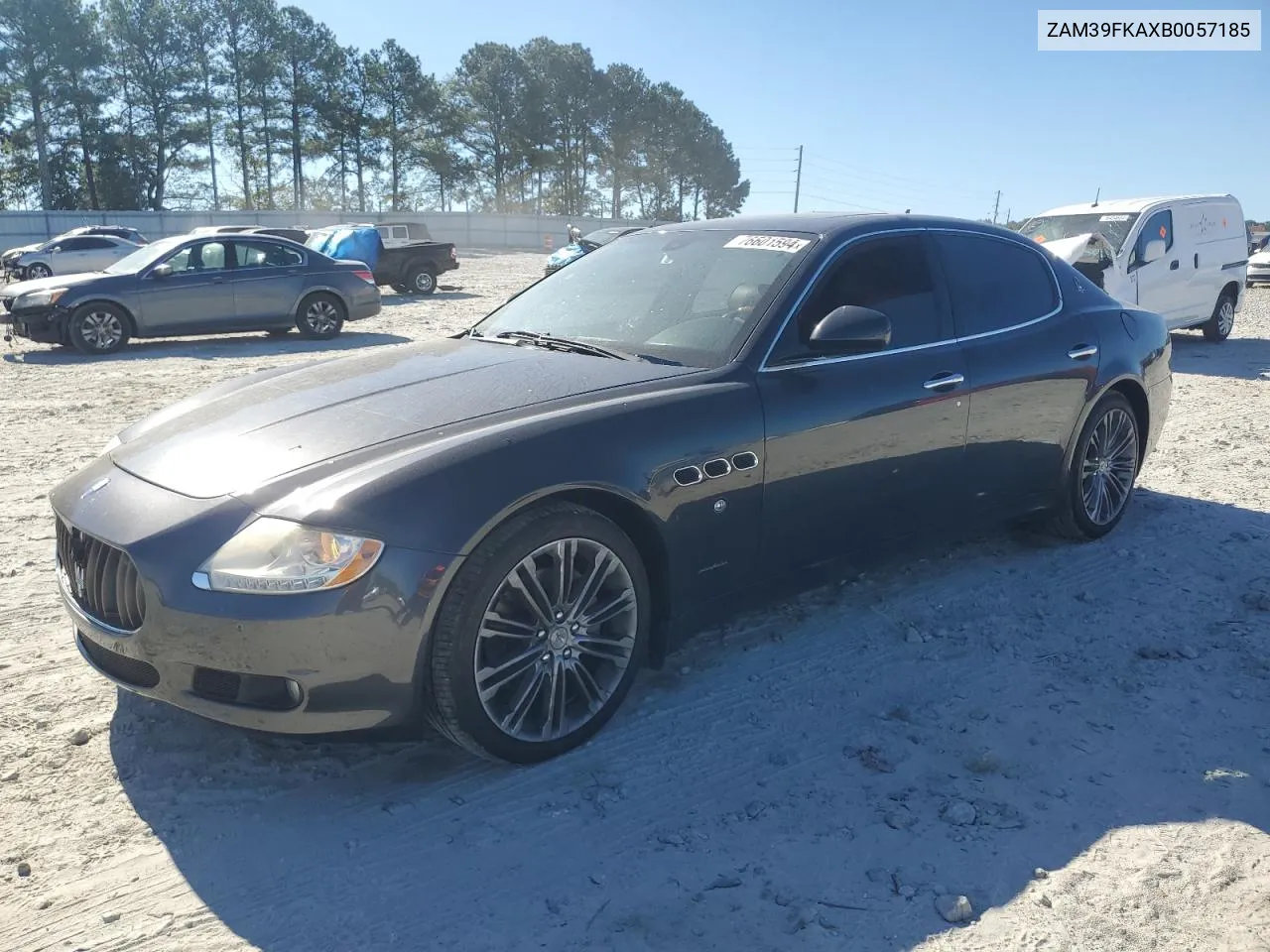 2011 Maserati Quattroporte VIN: ZAM39FKAXB0057185 Lot: 76601594