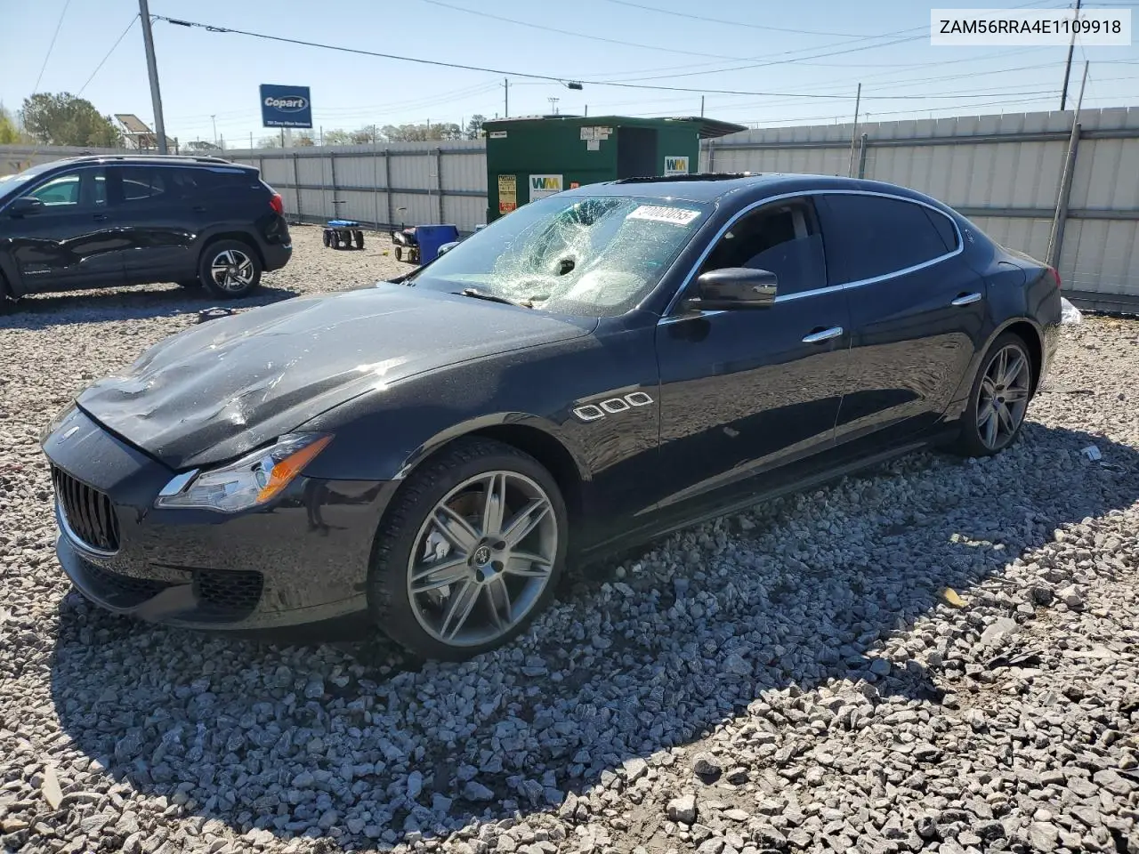 2014 Maserati Quattroporte S VIN: ZAM56RRA4E1109918 Lot: 50003055