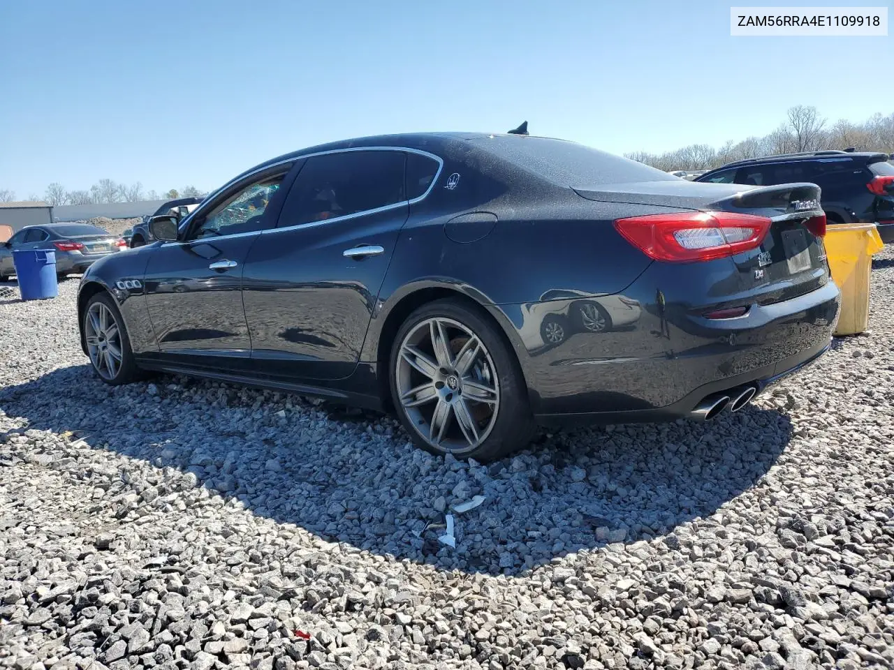 2014 Maserati Quattroporte S VIN: ZAM56RRA4E1109918 Lot: 50003055