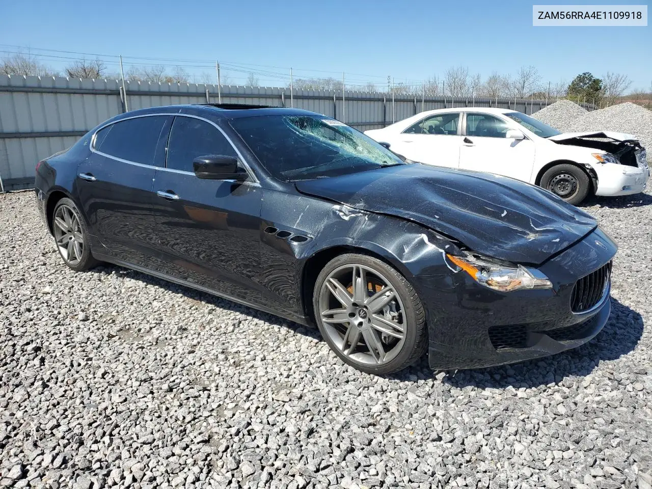 2014 Maserati Quattroporte S VIN: ZAM56RRA4E1109918 Lot: 50003055