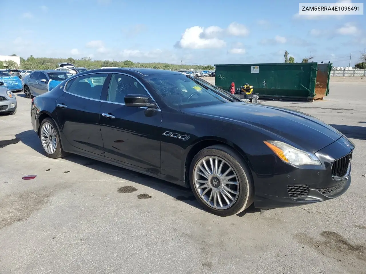 2014 Maserati Quattroporte S VIN: ZAM56RRA4E1096491 Lot: 51807515