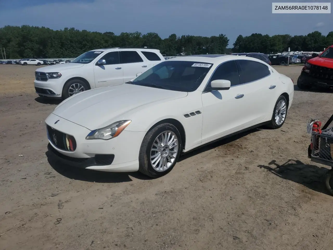 2014 Maserati Quattroporte S VIN: ZAM56RRA0E1078148 Lot: 65183705
