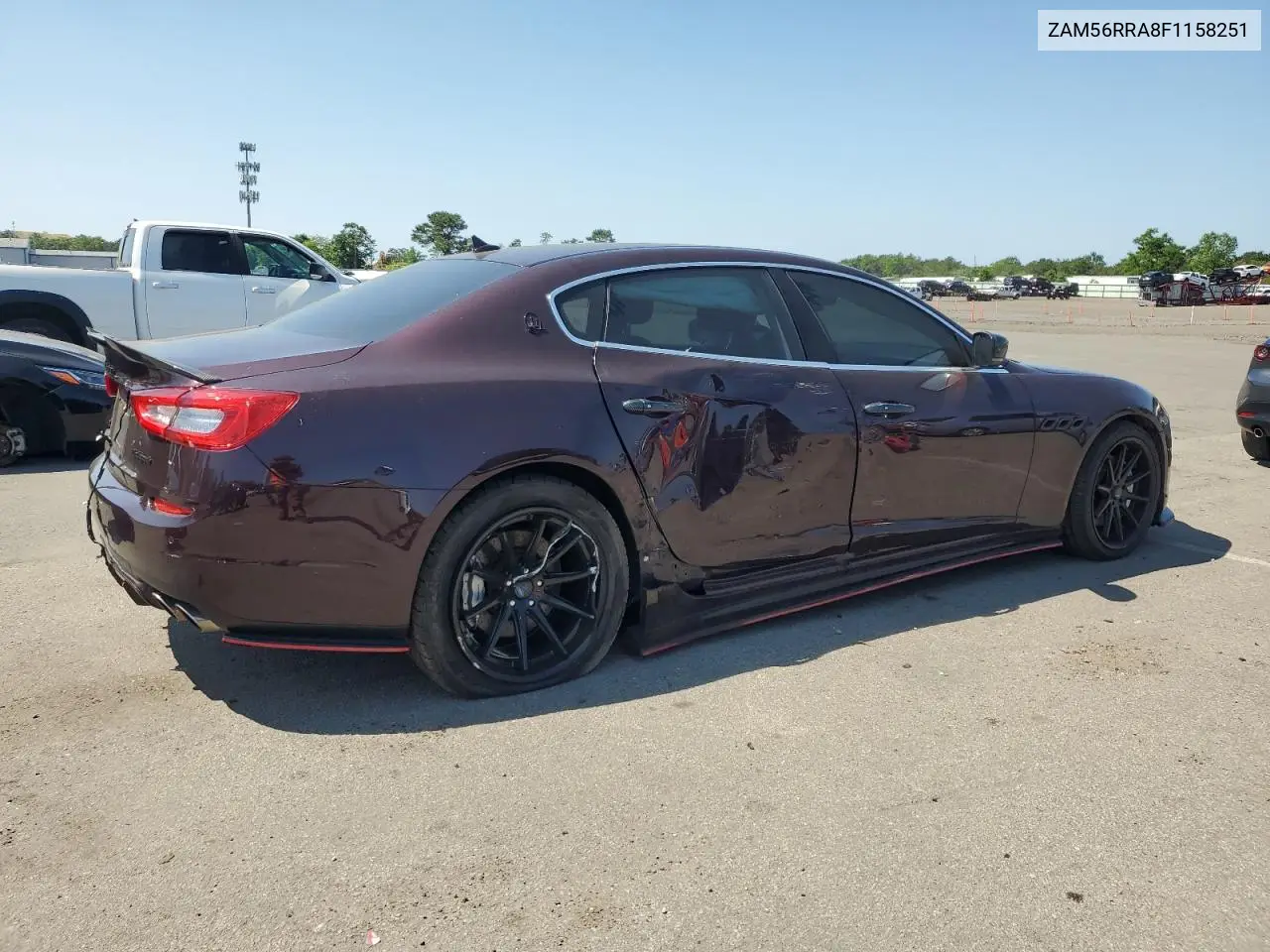 2015 Maserati Quattroporte S VIN: ZAM56RRA8F1158251 Lot: 62016565