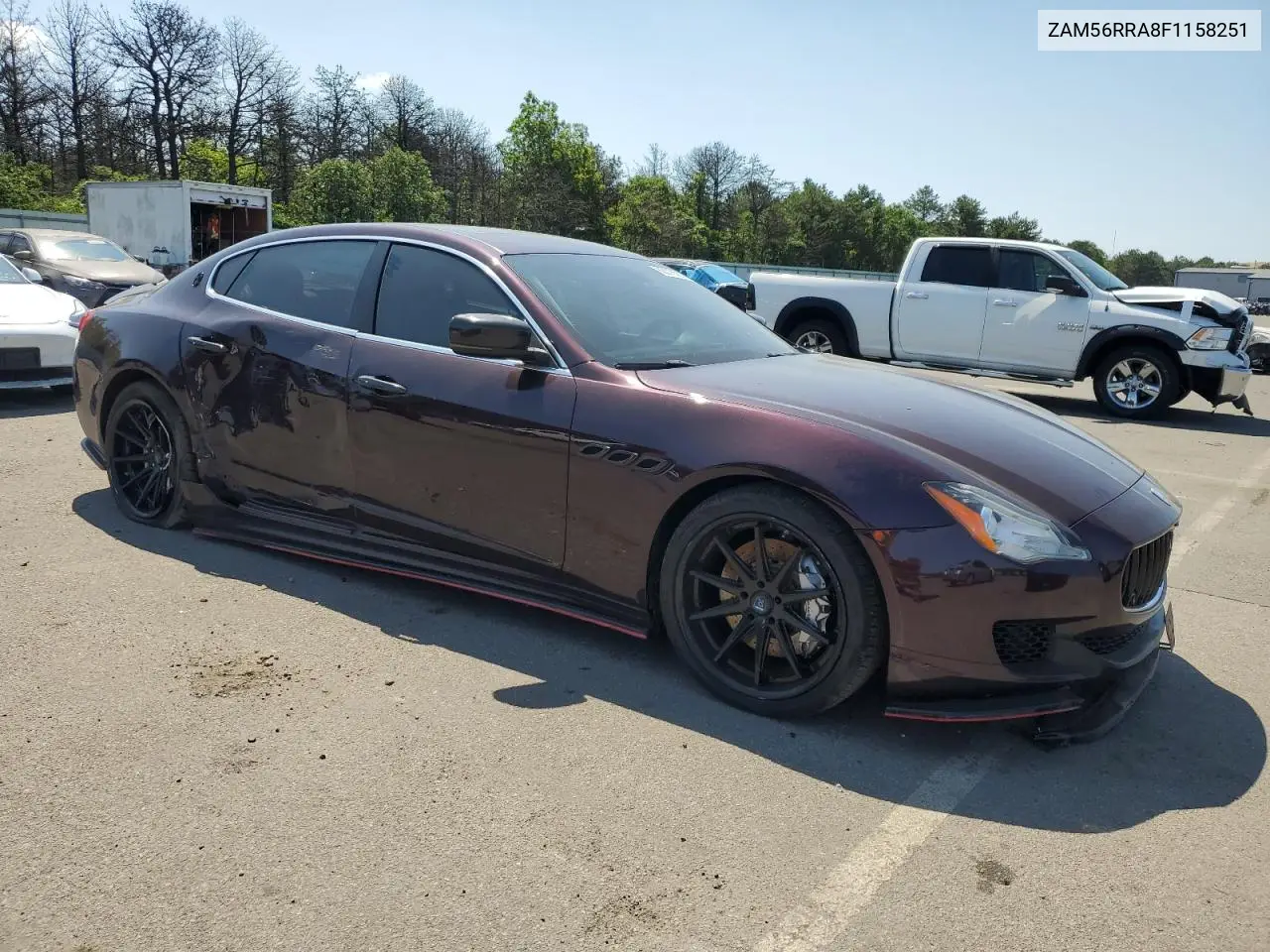 2015 Maserati Quattroporte S VIN: ZAM56RRA8F1158251 Lot: 62016565
