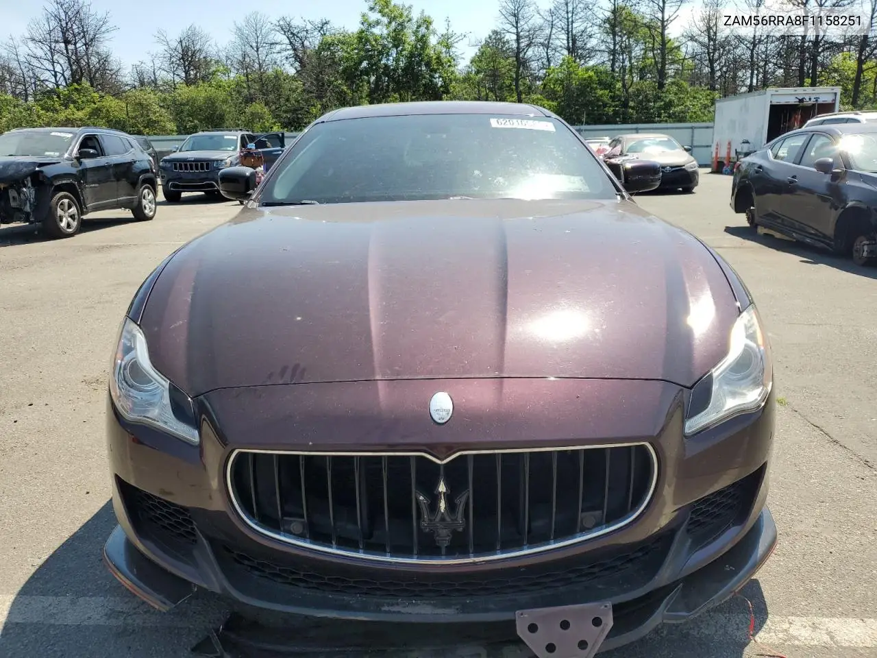 2015 Maserati Quattroporte S VIN: ZAM56RRA8F1158251 Lot: 62016565