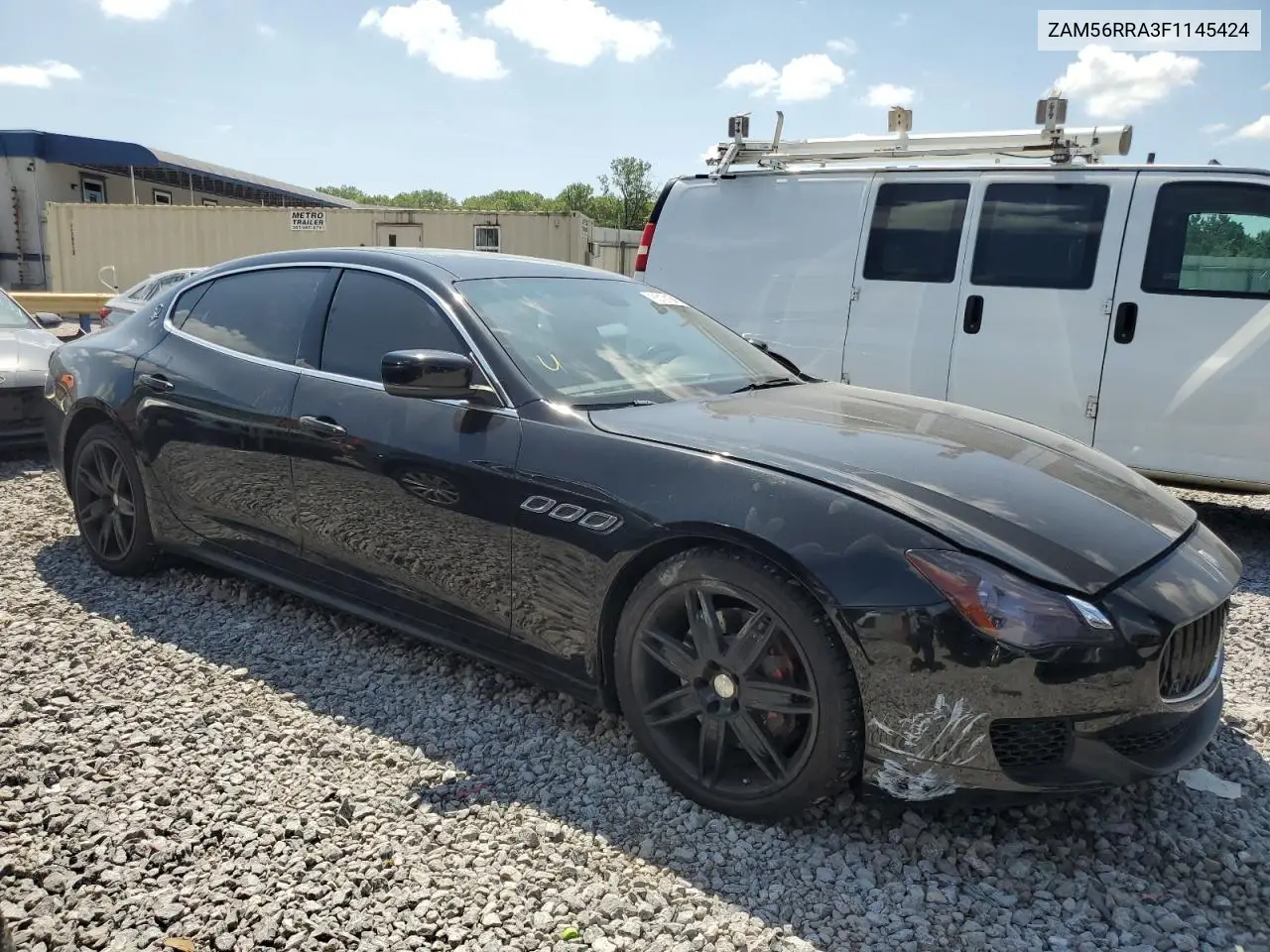 2015 Maserati Quattroporte S VIN: ZAM56RRA3F1145424 Lot: 63121605