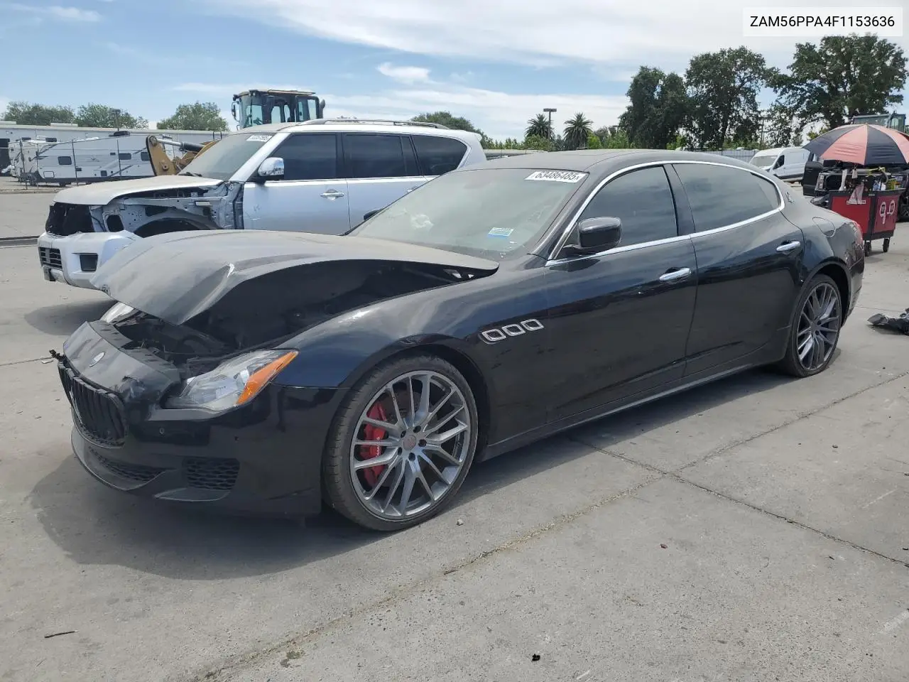2015 Maserati Quattroporte Gts VIN: ZAM56PPA4F1153636 Lot: 63486485